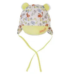 LETNIA CZAPECZKA NIEMOWLĘCA BAWEŁNIANA JUNGLE 40CM YO! CLUB