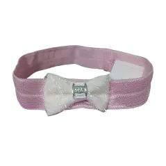 OPASKA DZIEWCZĘCA NA GUMCE RÓŻOWA Z BIAŁĄ KOKARDKĄ 36CM NUS