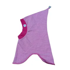 CZAPKA KOMINIARKA DZIEWCZĘCA JASNY RÓŻ RÓŻOWE PASKI 44-46CM YO! CLUB