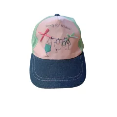 CZAPKA DZIEWCZĘCA Z DASZKIEM LETNIA 54 CM YO! CLUB