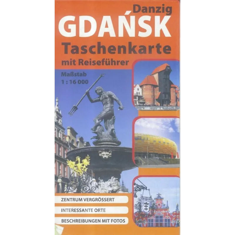 GDAŃSK. PLAN MIASTA WERSJA NIEMIECKA
