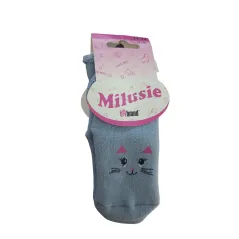 SKARPETKI DZIEWCZĘCE FROTTE 17-19CM MILUSIE