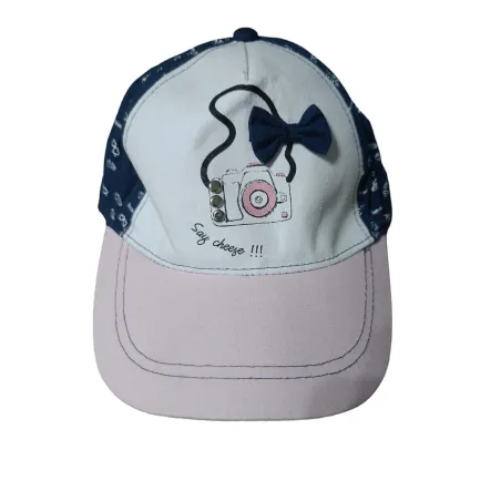 CZAPKA Z DASZKIEM DZIEWCZĘCA APARAT RÓŻOWA 48CM YO! CLUB