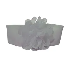 OPASKA DZIEWCZĘCA BIAŁA KWIAT 38-40CM NUS