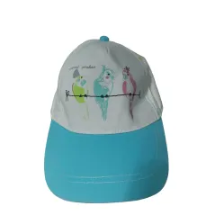 CZAPKA Z DASZKIEM DZIEWCZĘCA PAPUGI NIEBIESKA 52CM YO! CLUB