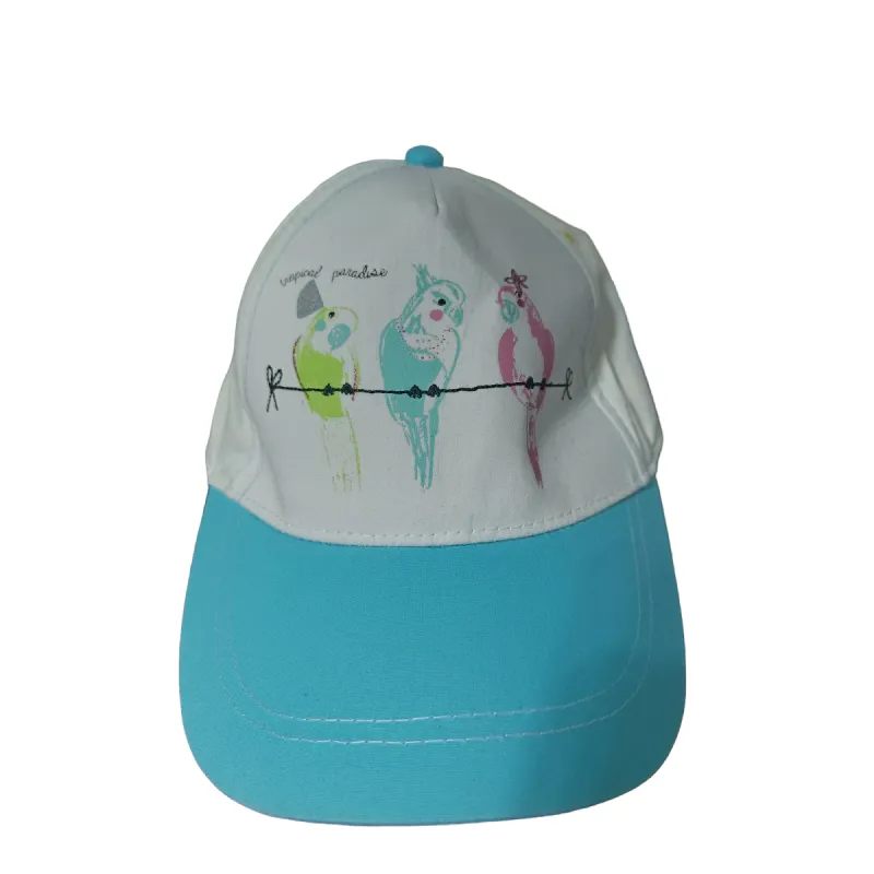 CZAPKA Z DASZKIEM DZIEWCZĘCA PAPUGI NIEBIESKA 52CM YO! CLUB