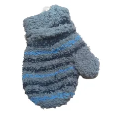 RĘKAWICZKI CHŁOPIĘCE FROTTE NA SZNURKU KHAKI W PASKI 12 CM YO! CLUB