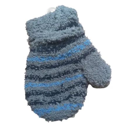 RĘKAWICZKI CHŁOPIĘCE FROTTE NA SZNURKU KHAKI W PASKI 12 CM YO! CLUB