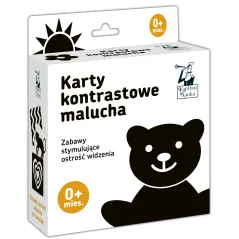 Karty kontrastowe malucha. 0 mies.. Kapitan Nauka Barbara Pakuła