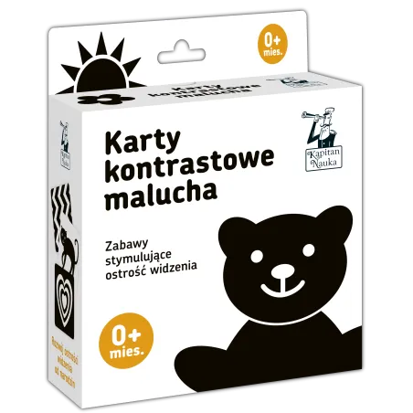Karty kontrastowe malucha. 0 mies.. Kapitan Nauka Barbara Pakuła
