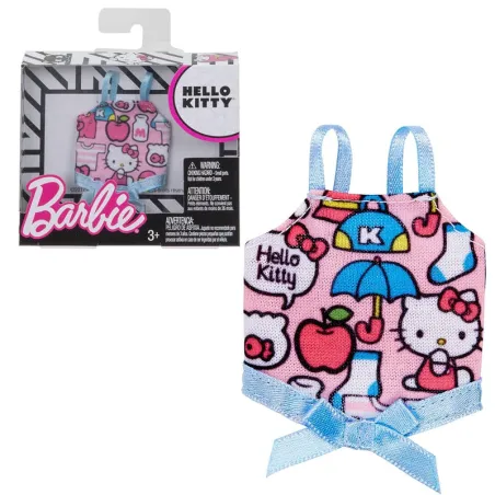 BARBIE UBRANKA Z ULUBIEŃCAMI TOPY HELLO KITTY 3+