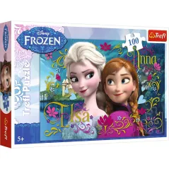 ANNA I ELSA KRAINA LODU PUZZLE 100 ELEMNTÓW 5+