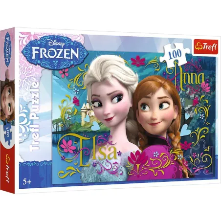 ANNA I ELSA KRAINA LODU PUZZLE 100 ELEMNTÓW 5+