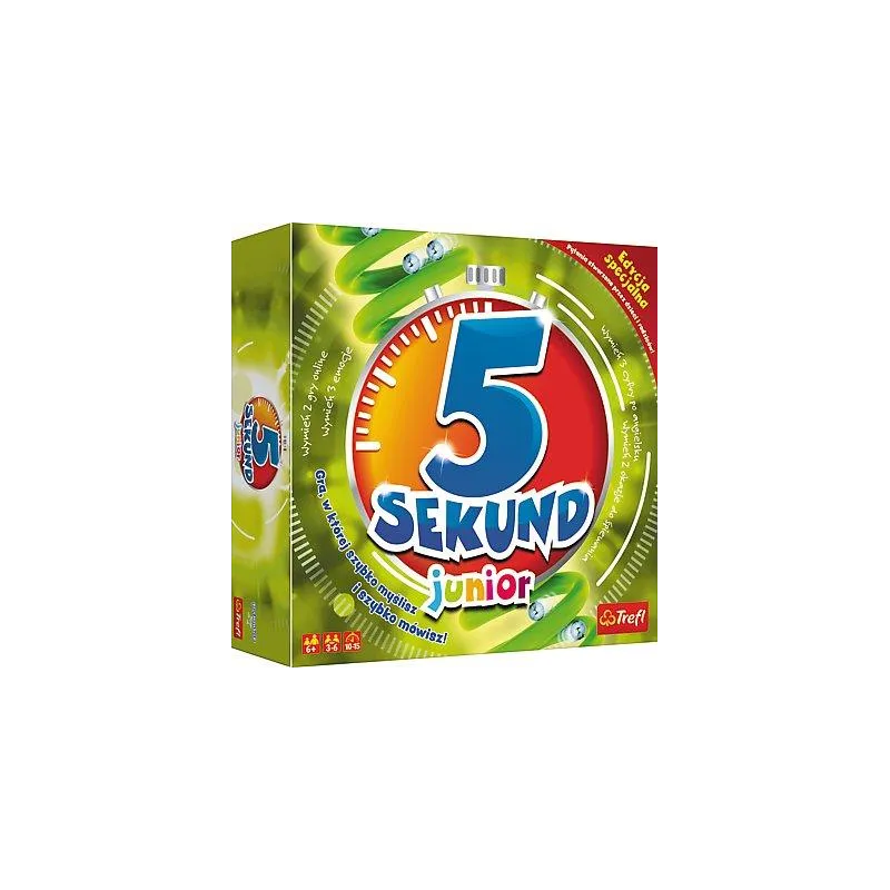 5 SEKUND JUNIOR 2.0 EDYCJA SPECJALNA GRA RODZINNA 6+