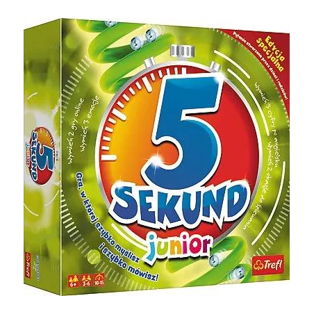 5 SEKUND JUNIOR 2.0 EDYCJA SPECJALNA GRA RODZINNA 6+