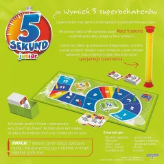 5 SEKUND JUNIOR 2.0 EDYCJA SPECJALNA GRA RODZINNA 6+