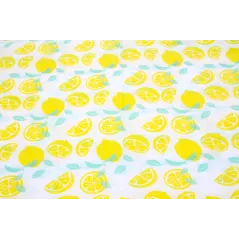 OBRUS PLAMOODPORNY DOLCI LIMONI 130 X 180 CM