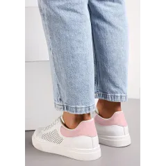 BIAŁE SZNUROWANE SNEAKERSY ROZMIAR 38