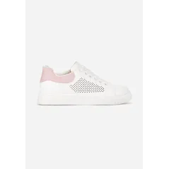 BIAŁE SZNUROWANE SNEAKERSY ROZMIAR 38