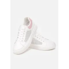 BIAŁE SZNUROWANE SNEAKERSY ROZMIAR 38