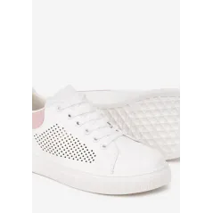 BIAŁE SZNUROWANE SNEAKERSY ROZMIAR 38