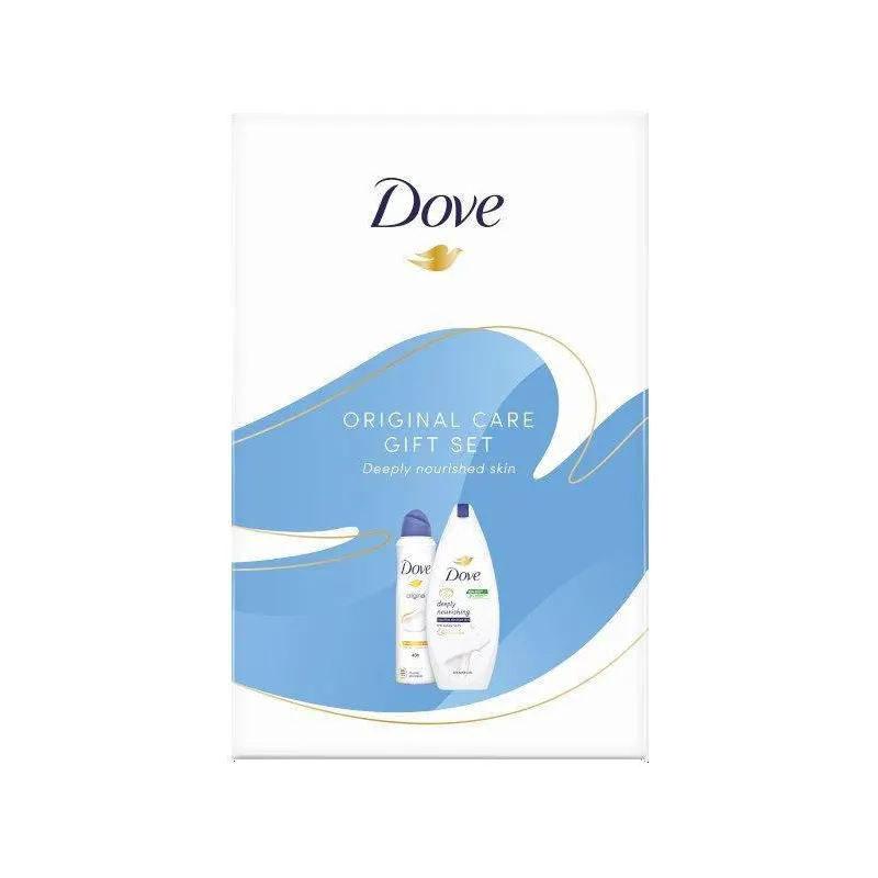 DOVE ZESTAW PREZENTOWY DAMSKI ORIGINAL CARE ŻEL POD PRYSZNIC 250 ML + ANTYPERSPIRANT 150 ML