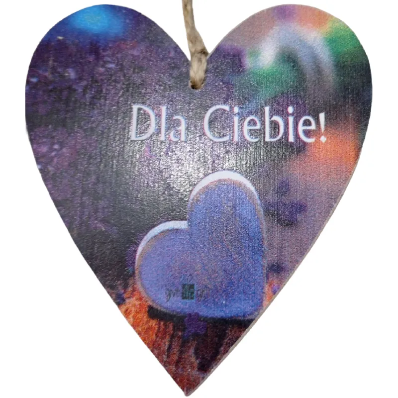 DREWNIANE SERCE 12.5 X 14 CM