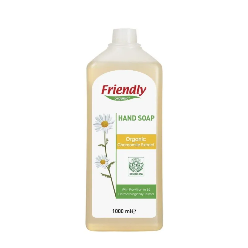 DELIKATNE MYDŁO DO RĄK RUMIANKOWE FRIENDLY ORGANIC 1000 ML