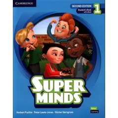 SUPER MINDS 1. STUDENDS BOOK WITH EBOOK Gunter Gerngross, Herbert Puchta, Peter Lewis-Jones