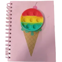 NOTES PAMIĘTNIK ZESZYT W LINIE POP IT 40 KARTEK A5