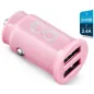 Ładowarka Samochodowa Exc Cute Różowa 2.4 A 2Xusb