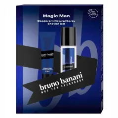 ZESTAW MĘSKI ŻEL POD PRYSZNIC 50 ML + DEZODORANT W SPRAYU 75 ML BRUNO BANANI
