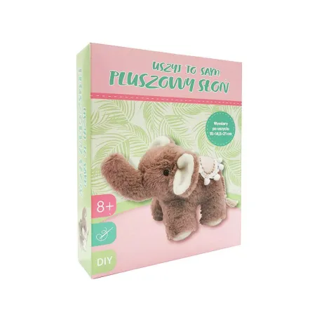 Pluszowa Maskotka Diy Słoń Uszyj To Sam 8+ Pluszowa Maskotka Diy Słoń Uszyj To Sam 8+