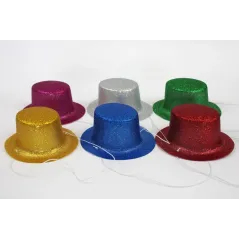 BROKATOWY KAPELUSIK 12CM 6 SZTUK