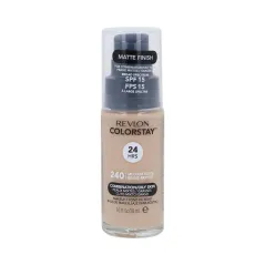 PODKŁAD Z POMPKĄ DO CERY MIESZANEJ I TŁUSTEJ Z KOMPLEKSEM SOFTFLEX 240 MEDIUM BEIGE REVLON COLORSTAY 30 ML