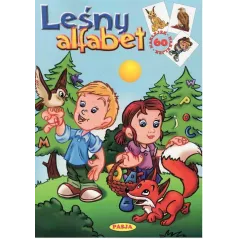 LEŚNY ALFABET. KSIĄŻECZKA Z NAKLEJKAMI