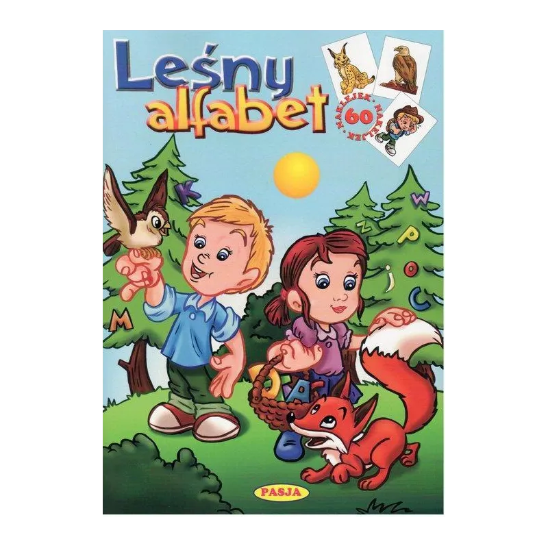 LEŚNY ALFABET. KSIĄŻECZKA Z NAKLEJKAMI