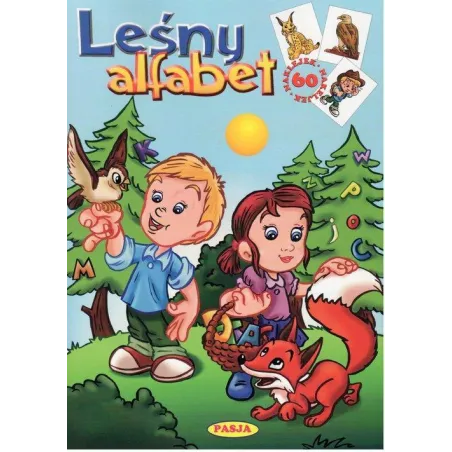 LEŚNY ALFABET. KSIĄŻECZKA Z NAKLEJKAMI