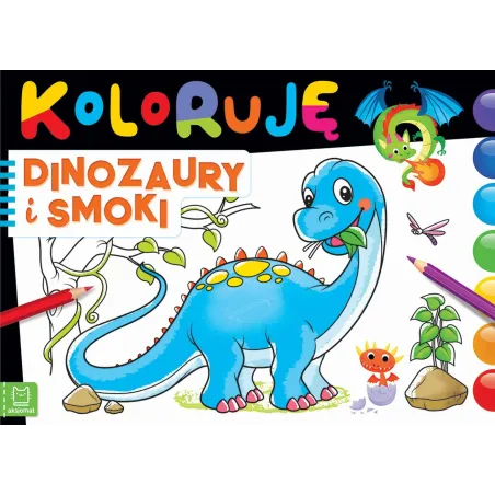KOLORUJĘ DINOZAURY I SMOKI