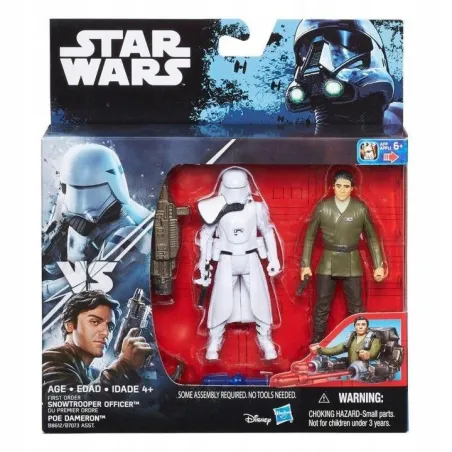 FIGURKA STAR WARS SNOWTROOPER OFFICER AND POE DAMERON 4+