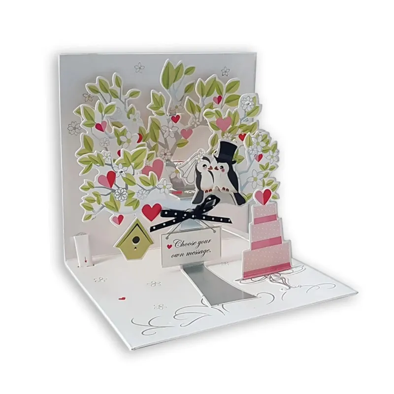 KARNET ŚLUBNY WEDDING TREE Z KOPERTĄ