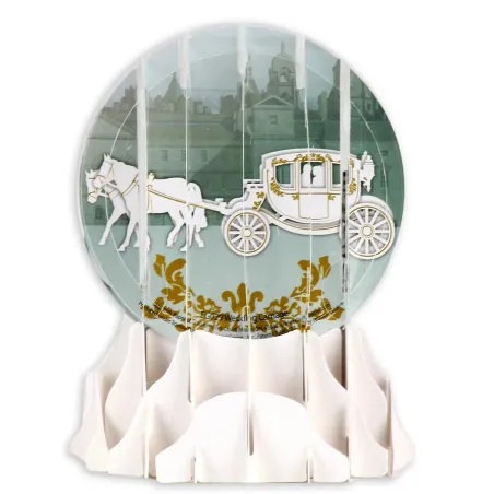 Karnet Okolicznościowy Ślubny Wedding Carriage Z Kopertą