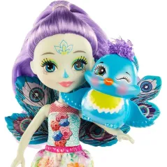 ENCHANTIMALS SPOTKANIE PRZY HERBATCE + LALKI BREE BUNNY I PATTER PEACOCK FIGURKI ZWIERZĄTEK I AKCESORIA 4+