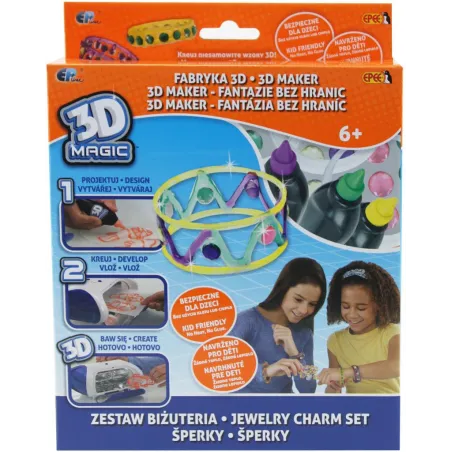 FABRYKA 3D MAGIC ZESTAW BIŻUTERIA 6+
