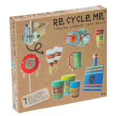 7 ZABAWEK MUZYCZNYCH ZESTAW KREATYWNY RE,CYCLE,ME 4+