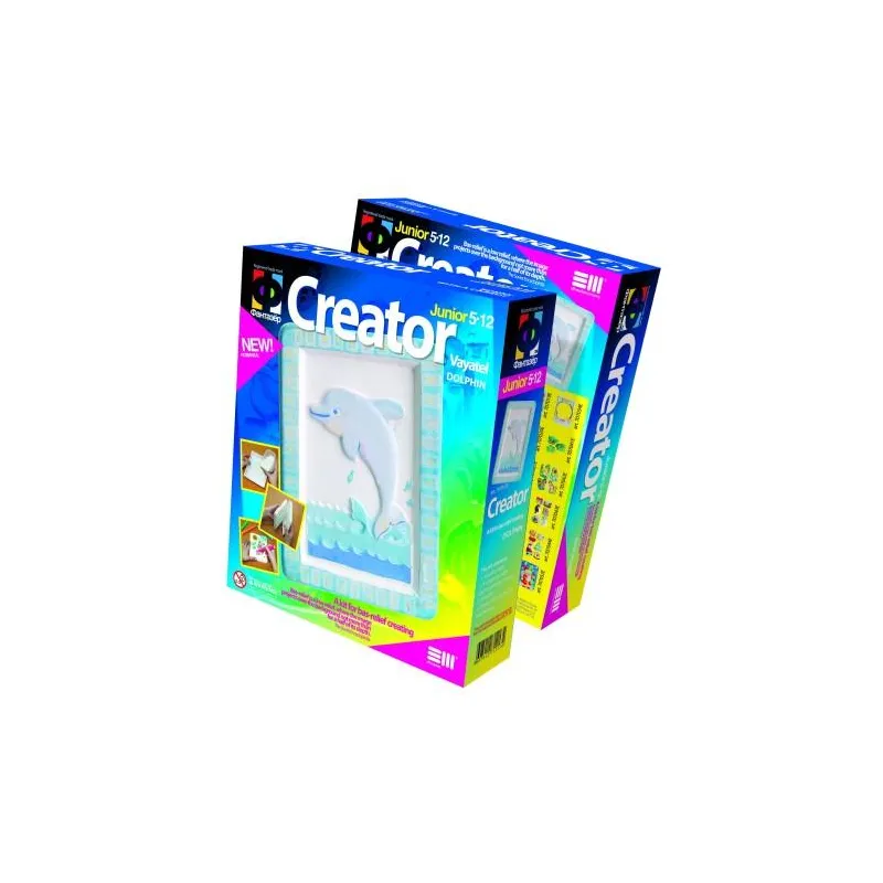 DELFIN GIPSOWY OBRAZEK ZESTAW KREATYWNY 5-12 LAT
