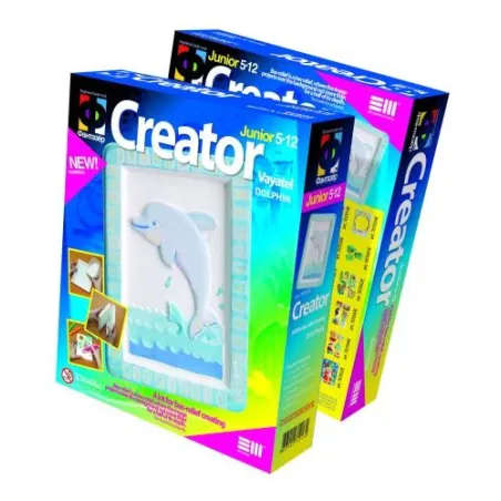 Delfin Gipsowy Obrazek Zestaw Kreatywny 5-12 Lat Delfin Gipsowy Obrazek Zestaw Kreatywny 5-12 Lat
