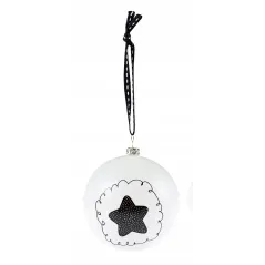 BOMBKA BLACK AND WHITE GWIAZDKA
