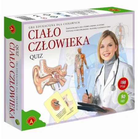 CIAŁO CZŁOWIEKA QUIZ GRA EDUKACYJNA 10+