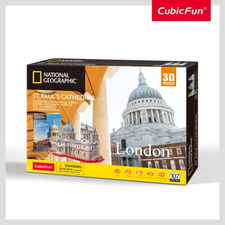 KATEDRA ŚW. PAWŁA PUZZLE 3D 107 ELEMENTÓW NATIONAL GEOGRAPHIC 8+